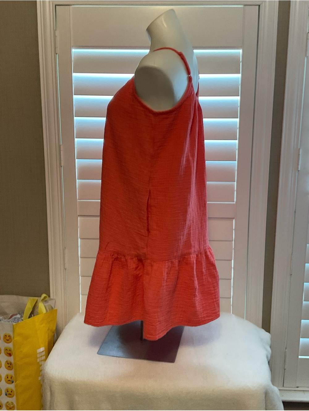 Universal Thread Red Mini Dress with Ruffle Hem - Picture 6 of 8